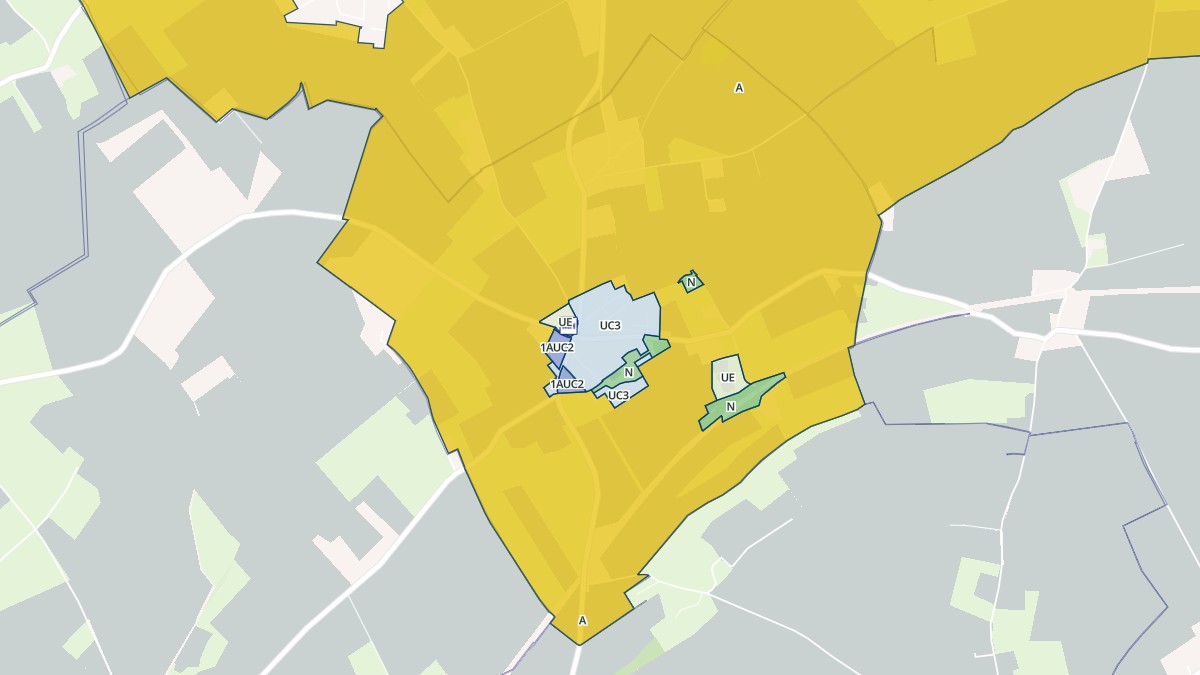 Aperçu cartographique de Virville, centré sur la commune