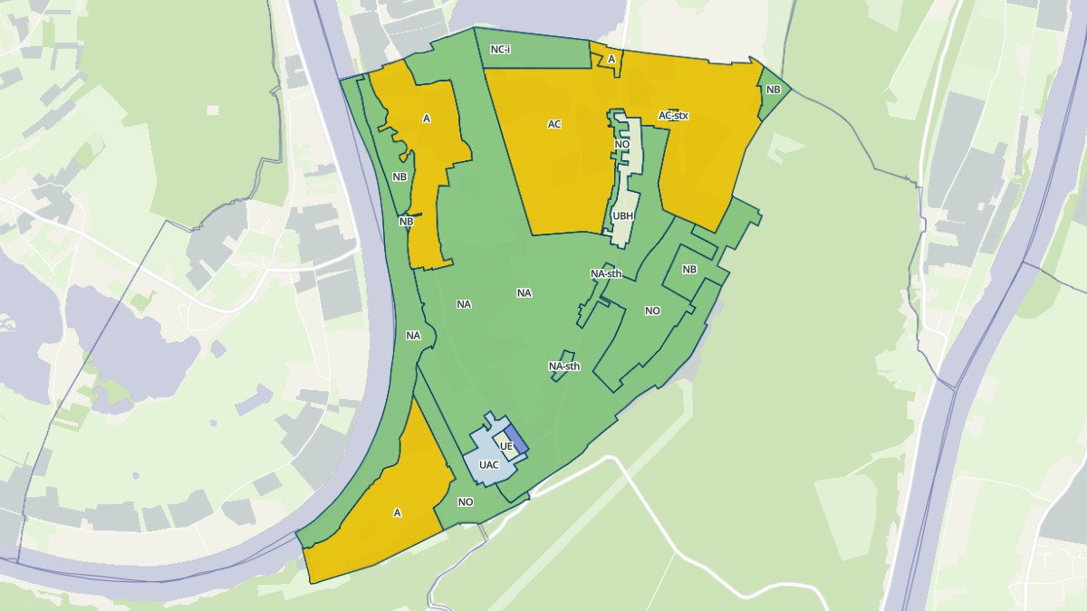 Aperçu cartographique de Yville-sur-Seine, centré sur la commune