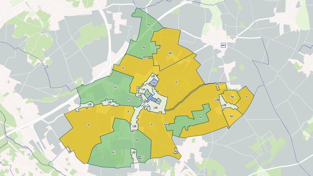 Aperçu cartographique de Bouleurs, centré sur la commune