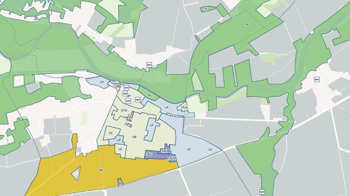 Aperçu cartographique de Bray-sur-Seine, centré sur la commune