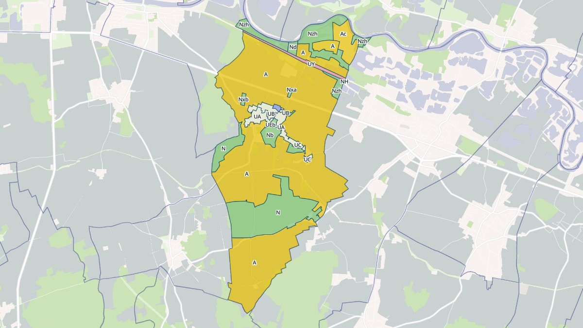 Aperçu cartographique de La Brosse-Montceaux, centré sur la commune