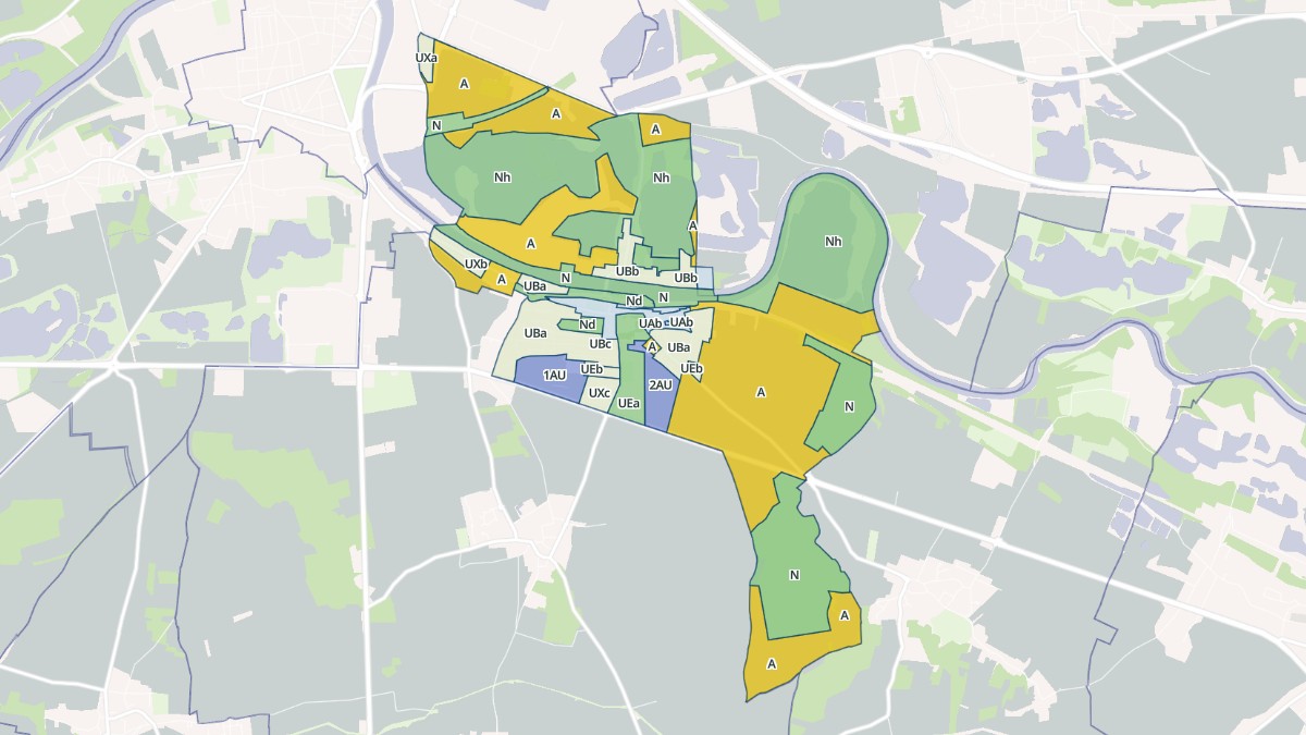 Aperçu cartographique de Cannes-Écluse, centré sur la commune