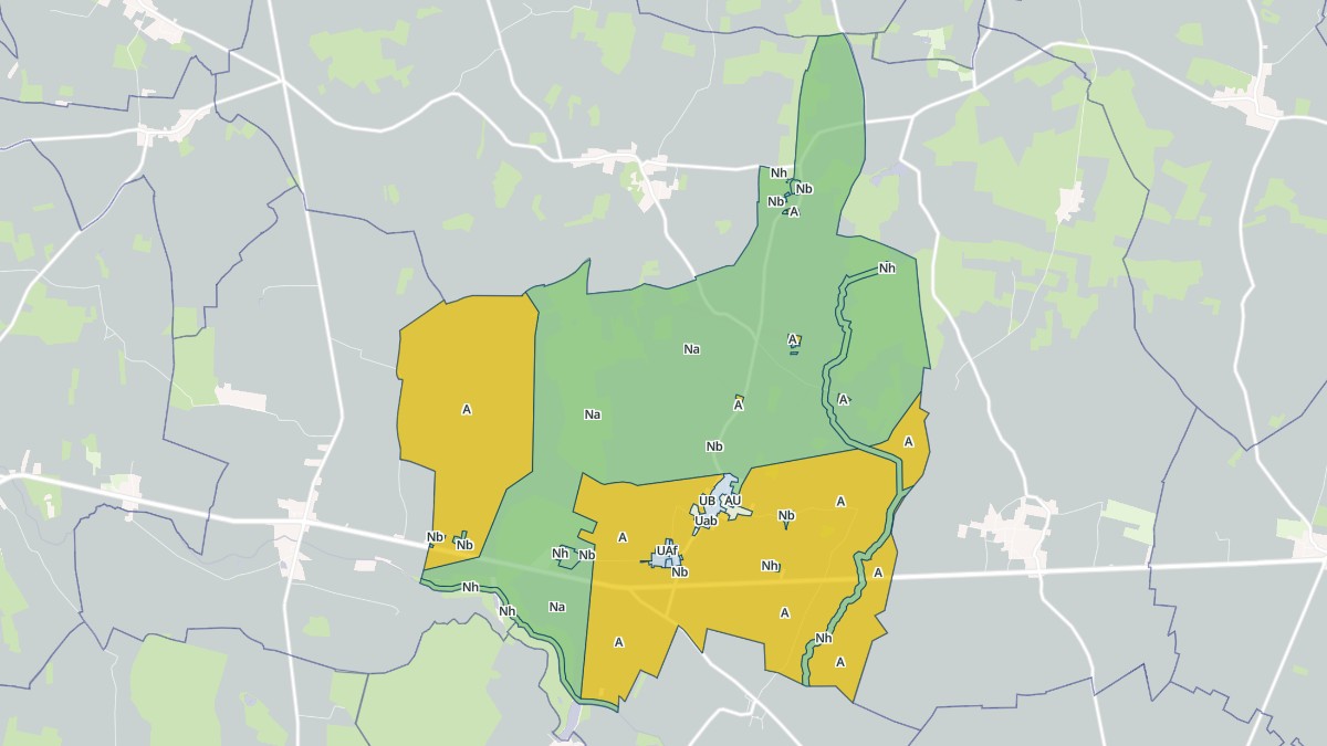 Aperçu cartographique de Cerneux, centré sur la commune