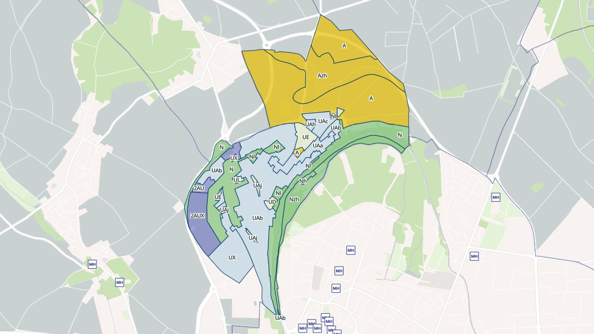 Aperçu cartographique de Crégy-lès-Meaux, centré sur la commune