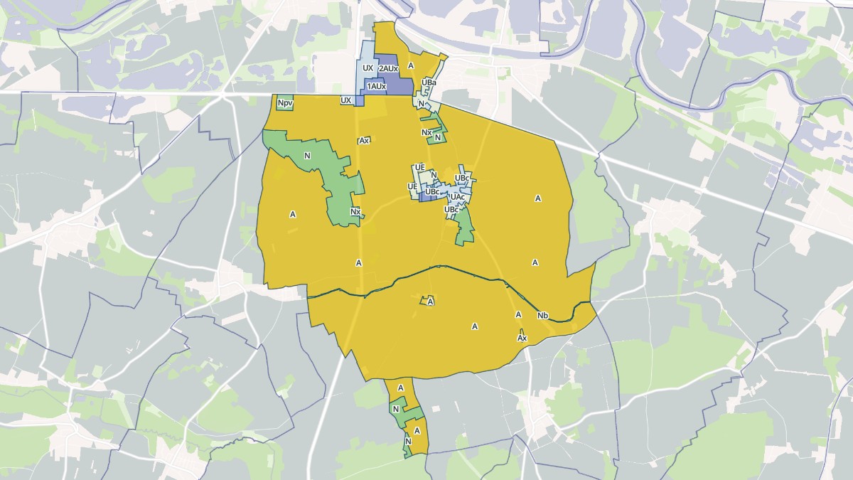 Aperçu cartographique de Esmans, centré sur la commune