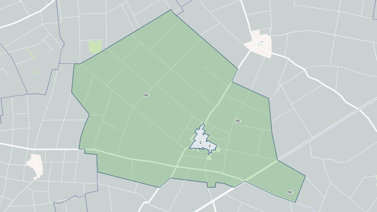 Aperçu cartographique de Ichy, centré sur la commune