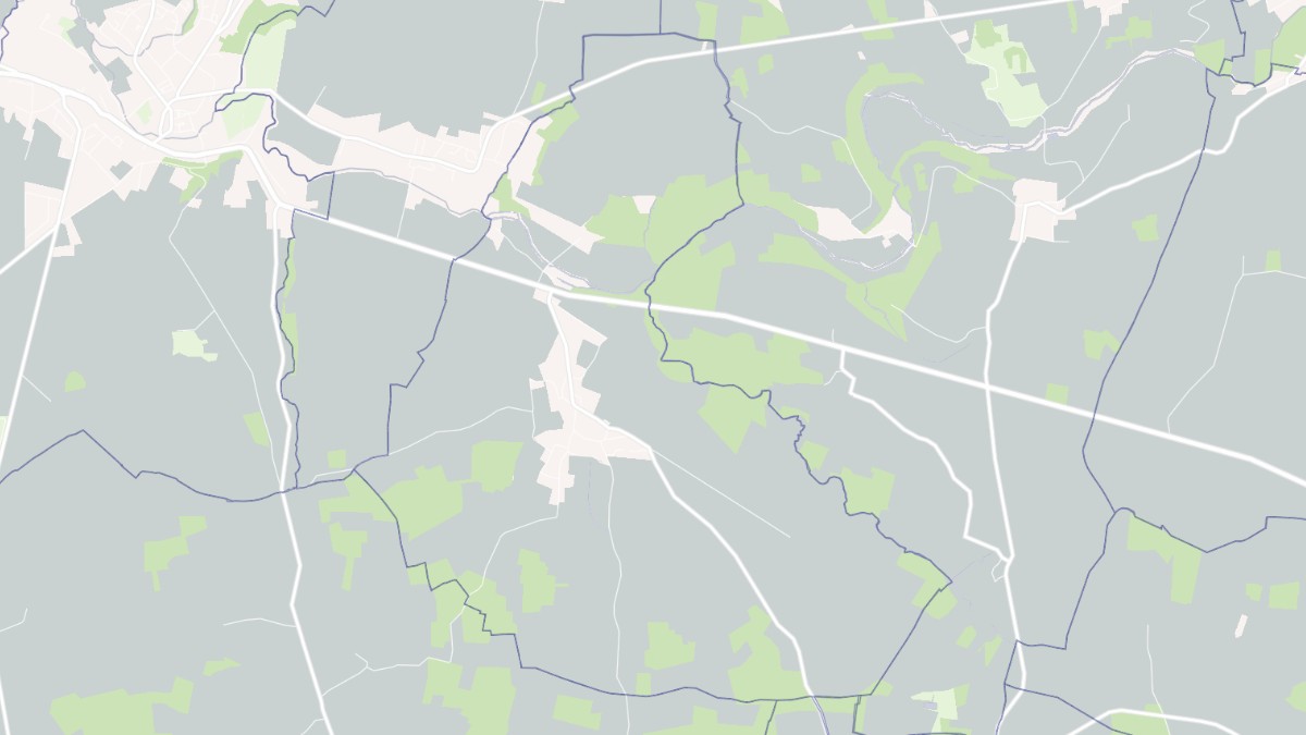 Aperçu cartographique de Lescherolles, centré sur la commune