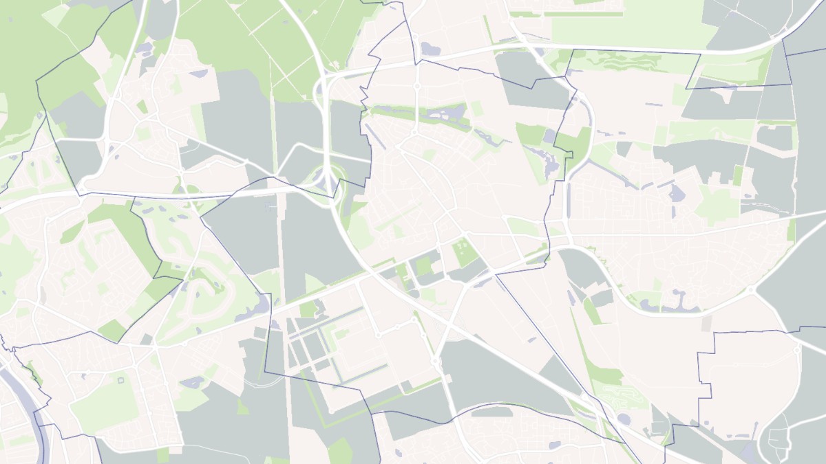 Aperçu cartographique de Lieusaint, centré sur la commune