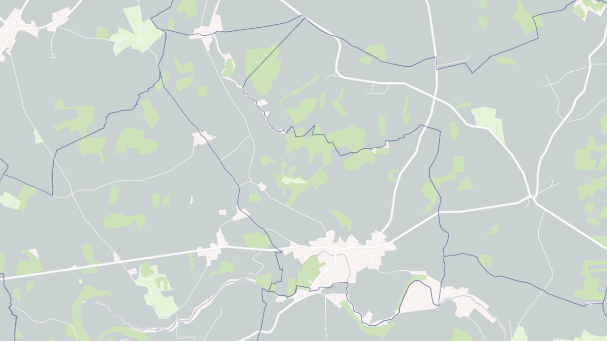 Aperçu cartographique de Meilleray, centré sur la commune