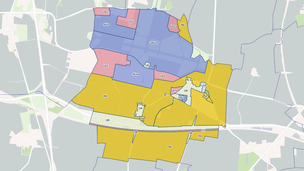 Aperçu cartographique de Montereau-sur-le-Jard, centré sur la commune