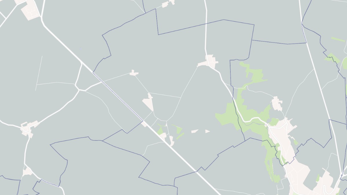 Aperçu cartographique de Mortery, centré sur la commune