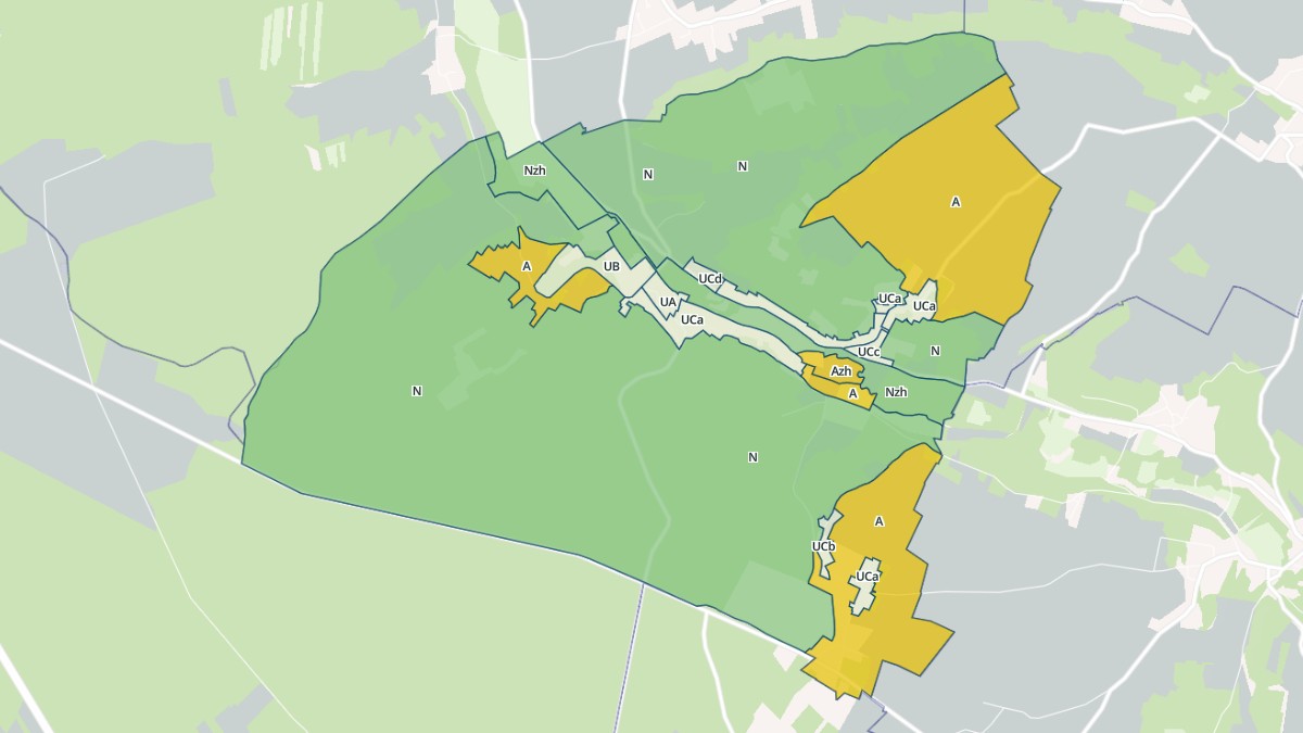 Aperçu cartographique de Nanteau-sur-Lunain, centré sur la commune