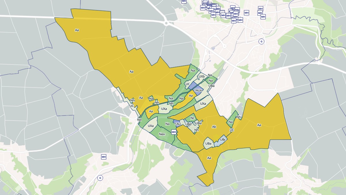 Aperçu cartographique de Poigny, centré sur la commune