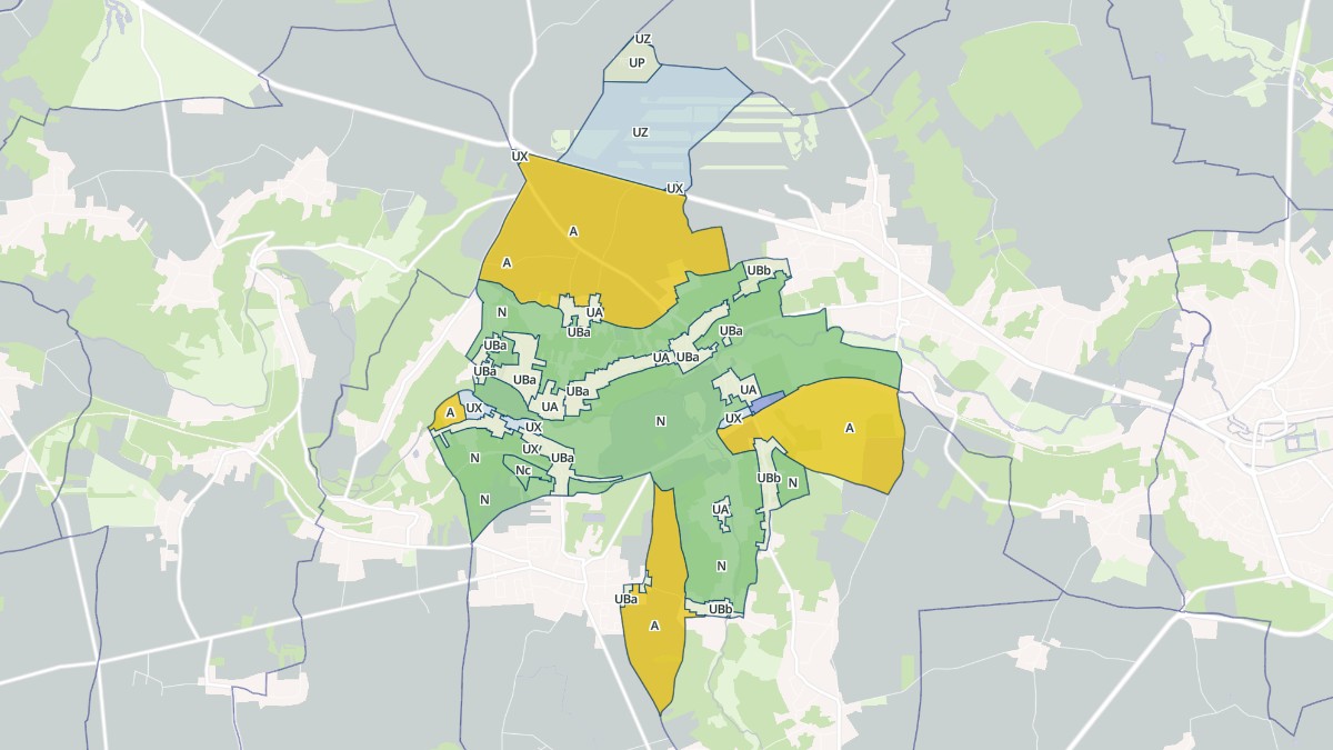 Aperçu cartographique de Pommeuse, centré sur la commune