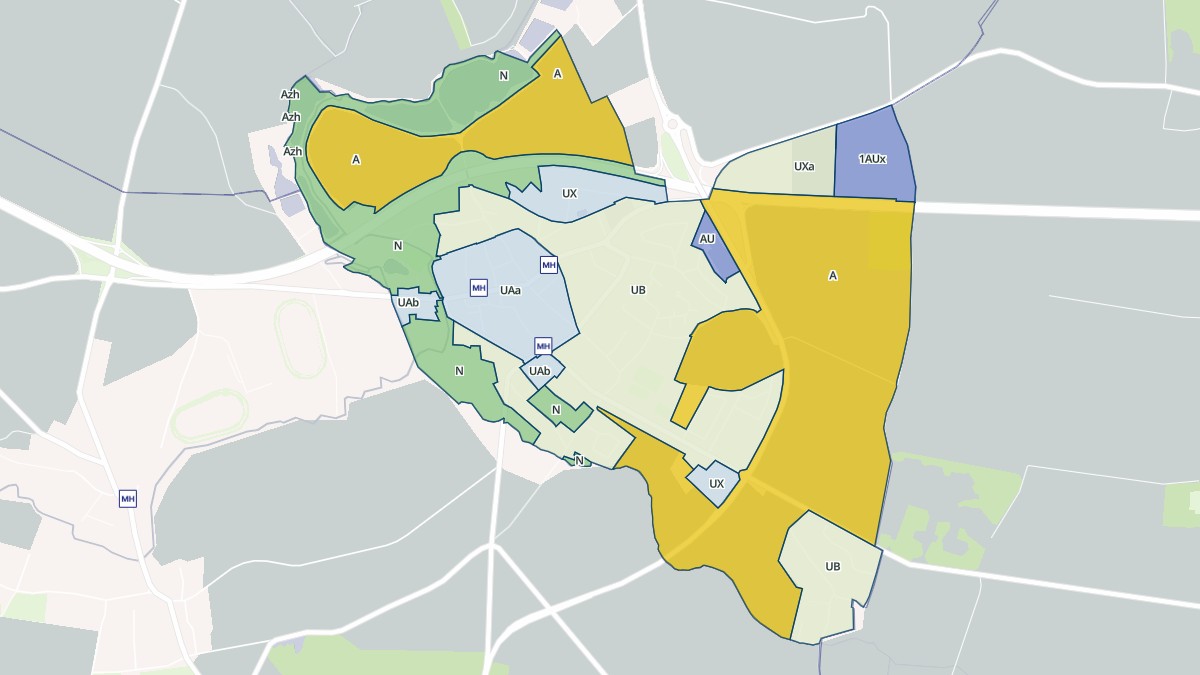 Aperçu cartographique de Rozay-en-Brie, centré sur la commune
