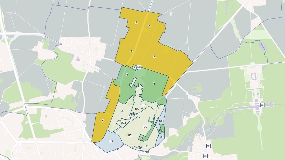 Aperçu cartographique de Rubelles, centré sur la commune