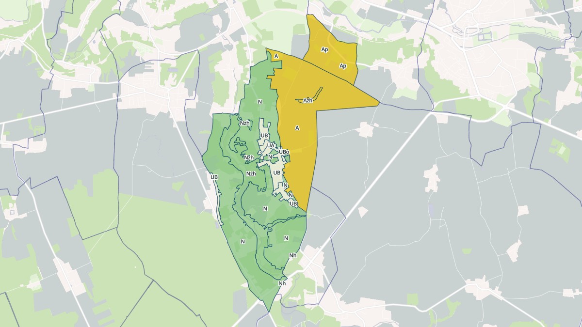 Aperçu cartographique de Saint-Augustin, centré sur la commune