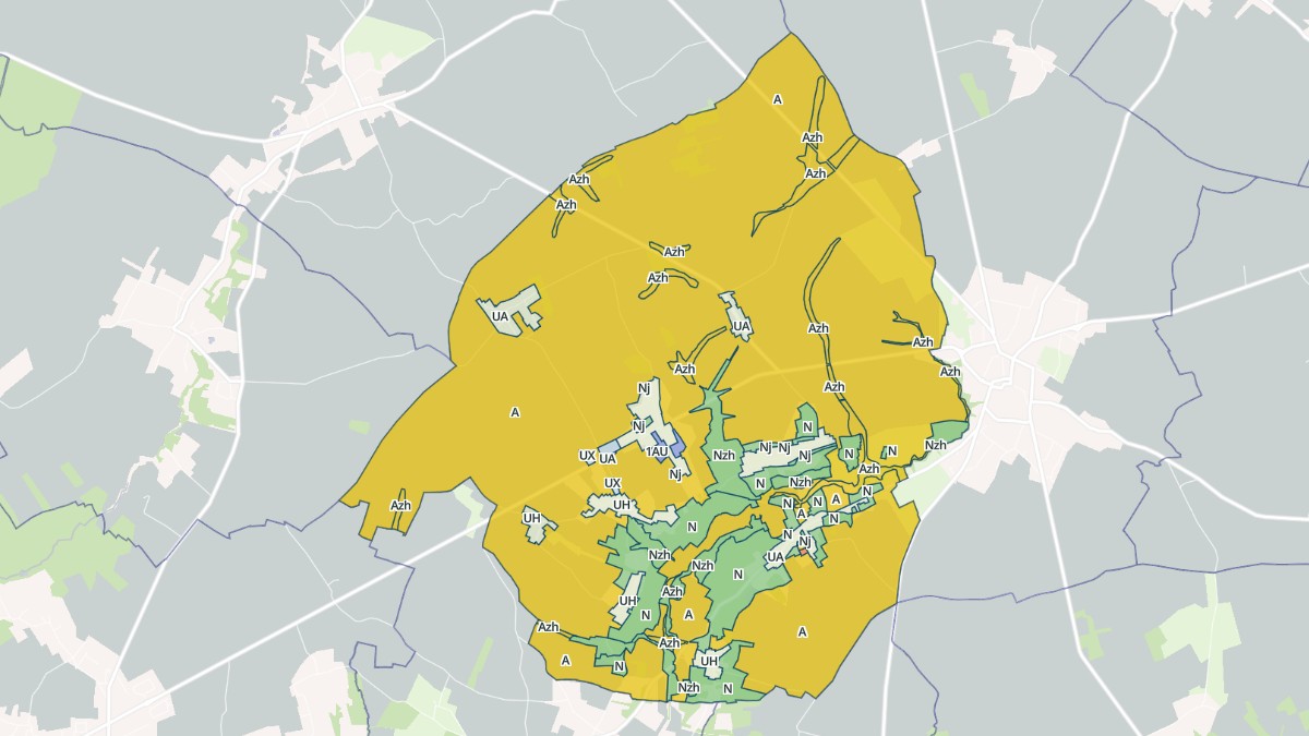 Aperçu cartographique de Saint-Denis-lès-Rebais, centré sur la commune
