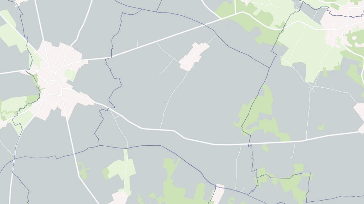 Aperçu cartographique de Saint-Léger, centré sur la commune