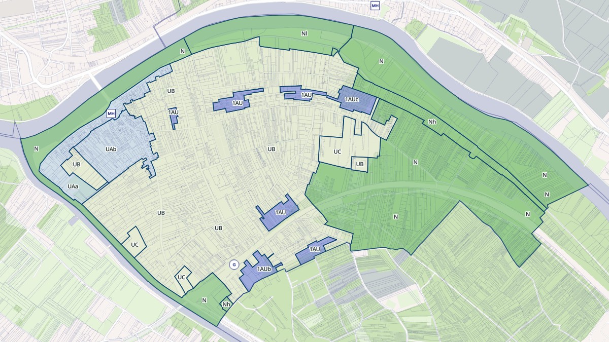 Aperçu cartographique de Saint-Mammès, centré sur la commune