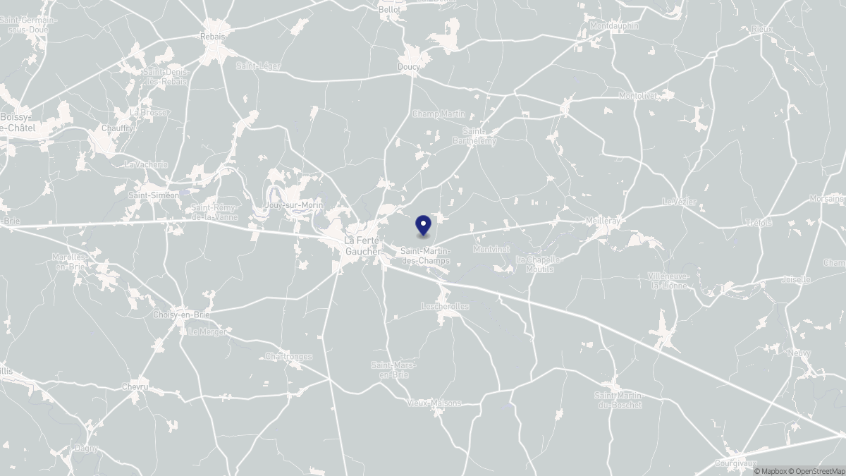 Aperçu cartographique de Saint-Martin-des-Champs, centré sur la commune