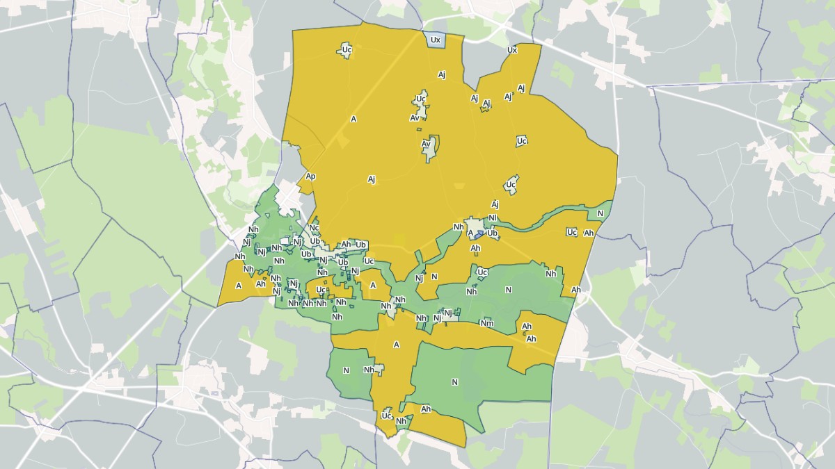 Aperçu cartographique de Beautheil-Saints, centré sur la commune