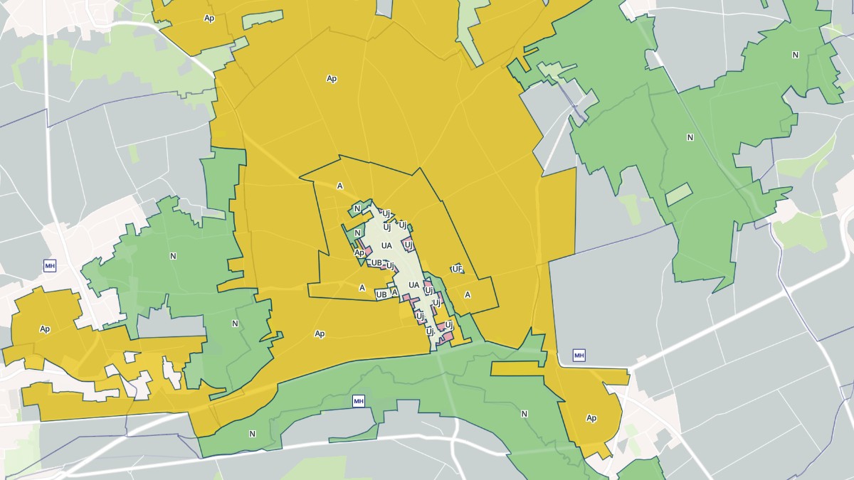Aperçu cartographique de Thénisy, centré sur la commune