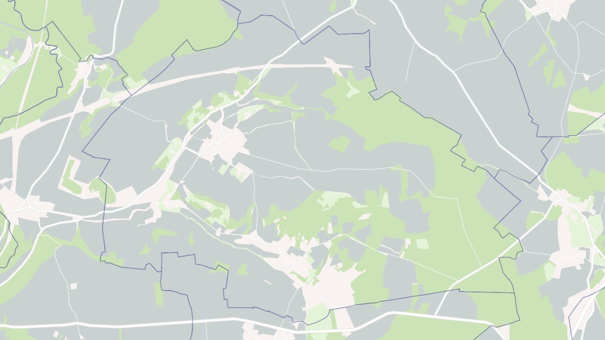 Aperçu cartographique de Vendrest, centré sur la commune