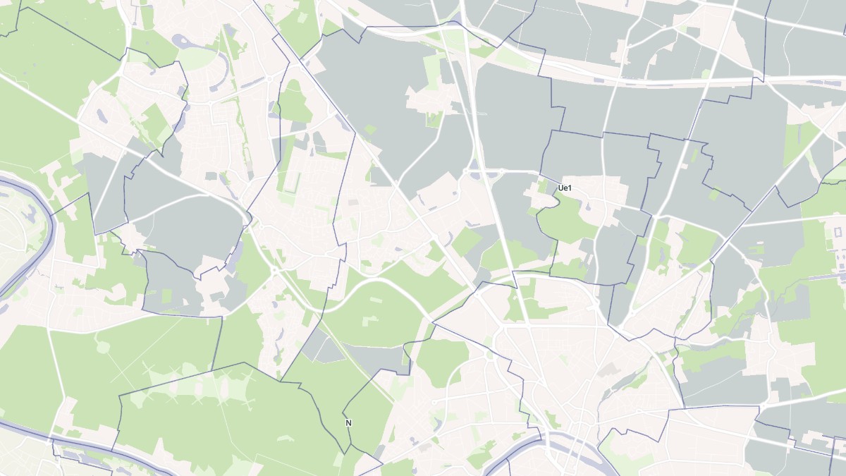 Aperçu cartographique de Vert-Saint-Denis, centré sur la commune