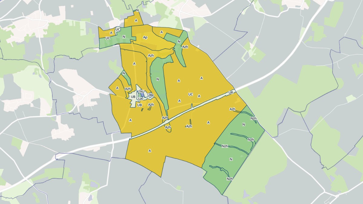 Aperçu cartographique de Villemareuil, centré sur la commune