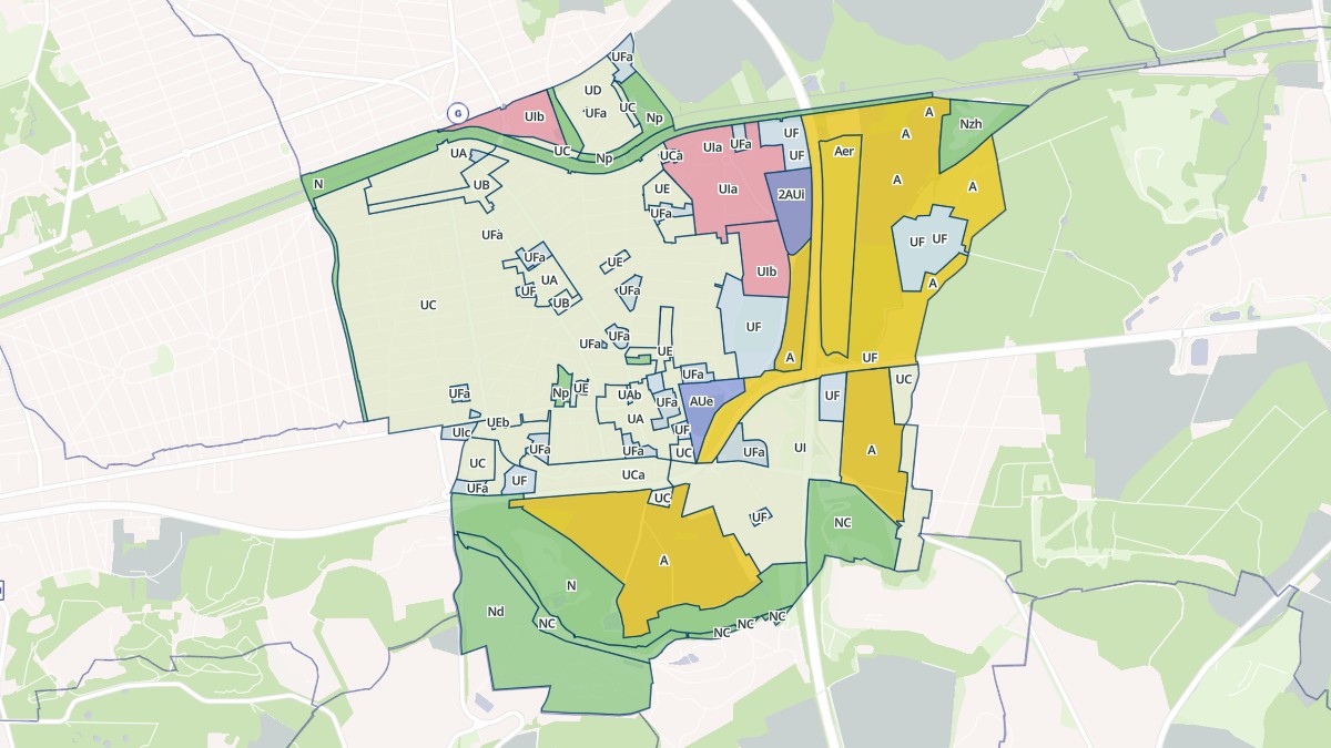 Aperçu cartographique de Villeparisis, centré sur la commune