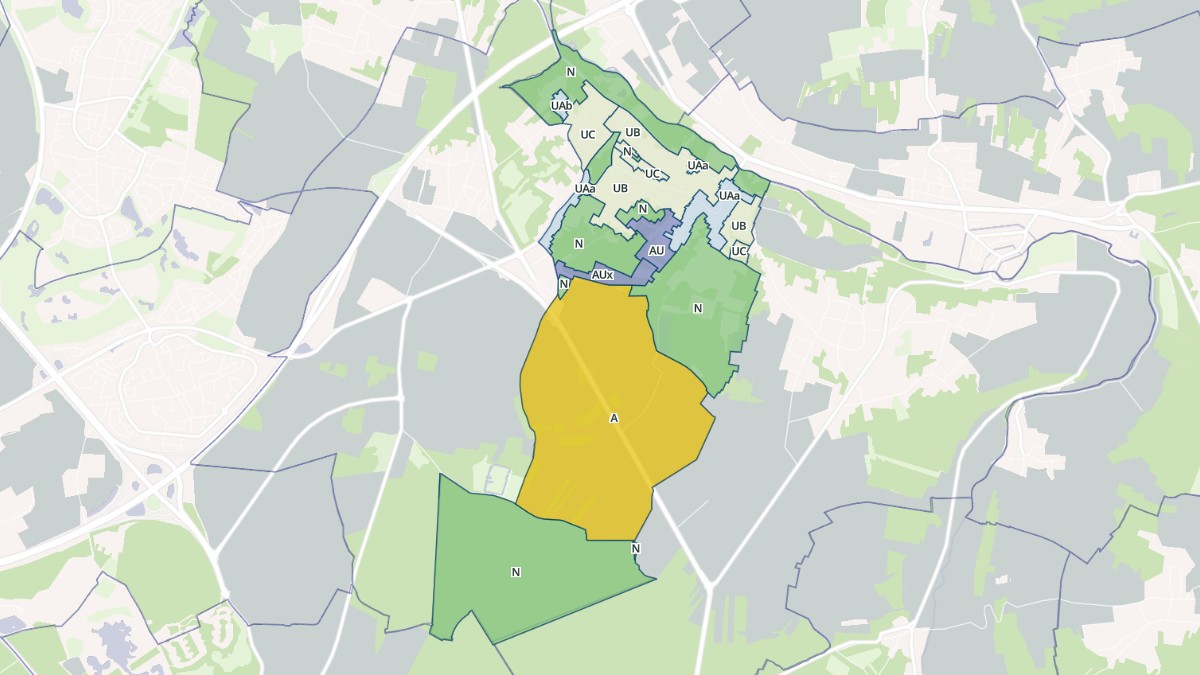 Aperçu cartographique de Villiers-sur-Morin, centré sur la commune