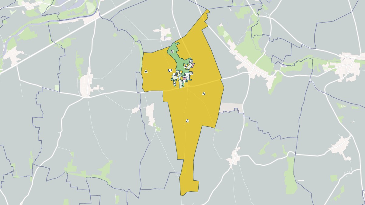 Aperçu cartographique de Villuis, centré sur la commune