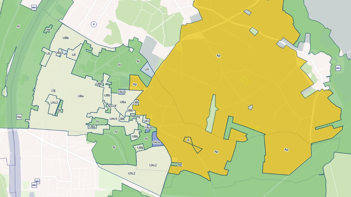 Aperçu cartographique de Vulaines-sur-Seine, centré sur la commune