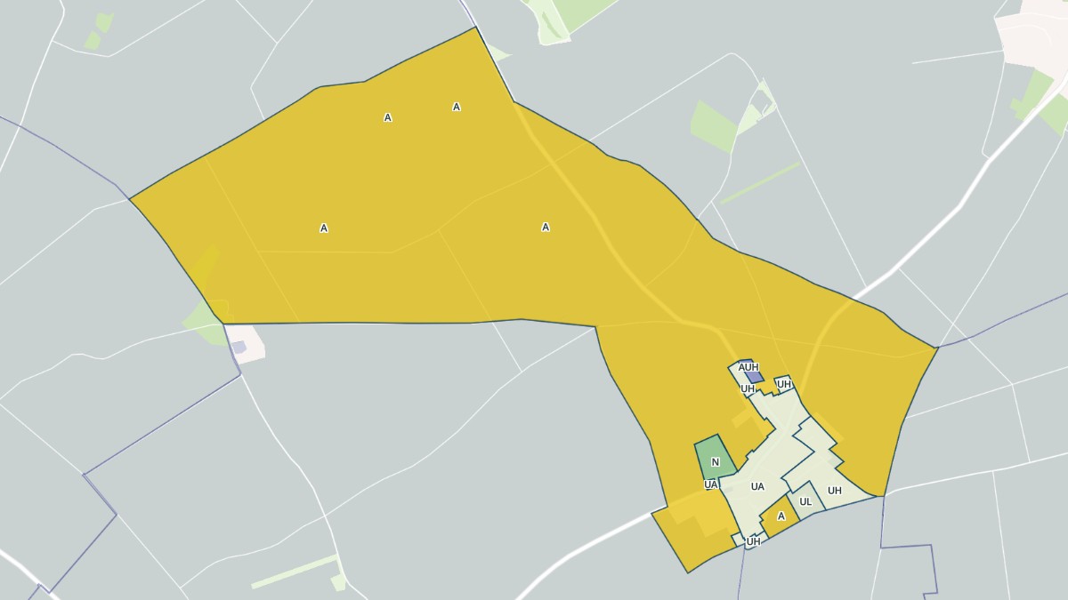 Aperçu cartographique de Andelu, centré sur la commune