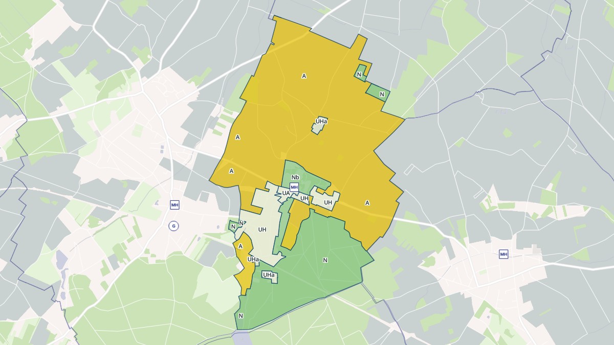 Aperçu cartographique de Béhoust, centré sur la commune