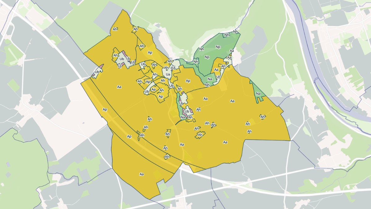 Aperçu cartographique de Blaru, centré sur la commune