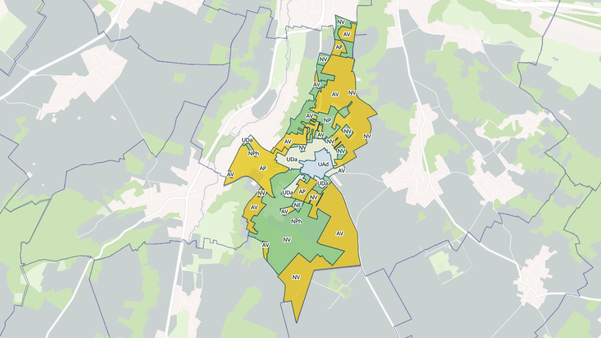 Aperçu cartographique de Breuil-Bois-Robert, centré sur la commune