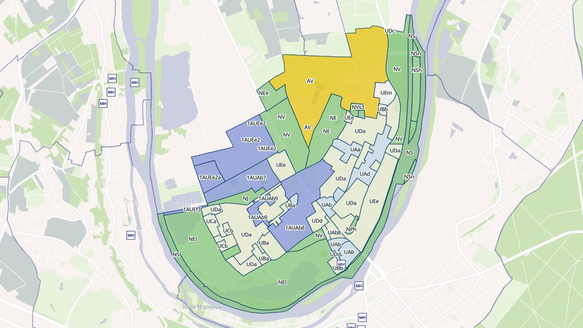 Aperçu cartographique de Carrières-sous-Poissy, centré sur la commune