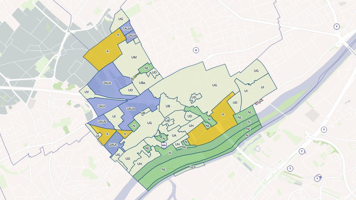 Aperçu cartographique de Carrières-sur-Seine, centré sur la commune