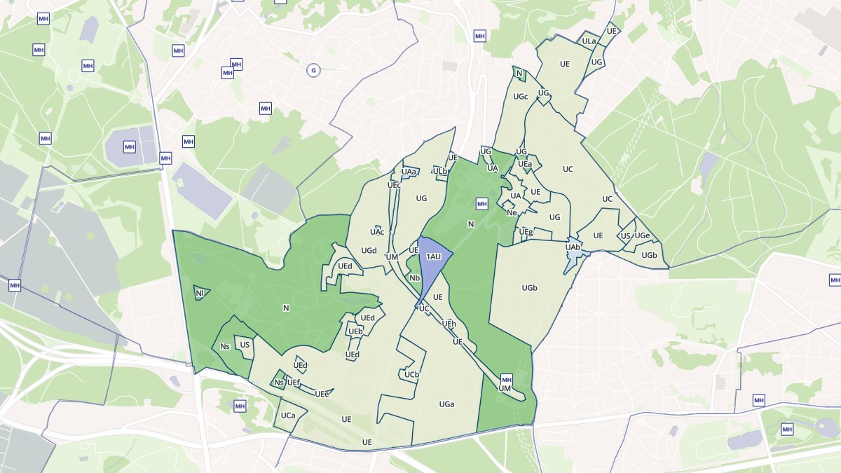 Aperçu cartographique de La Celle-Saint-Cloud, centré sur la commune
