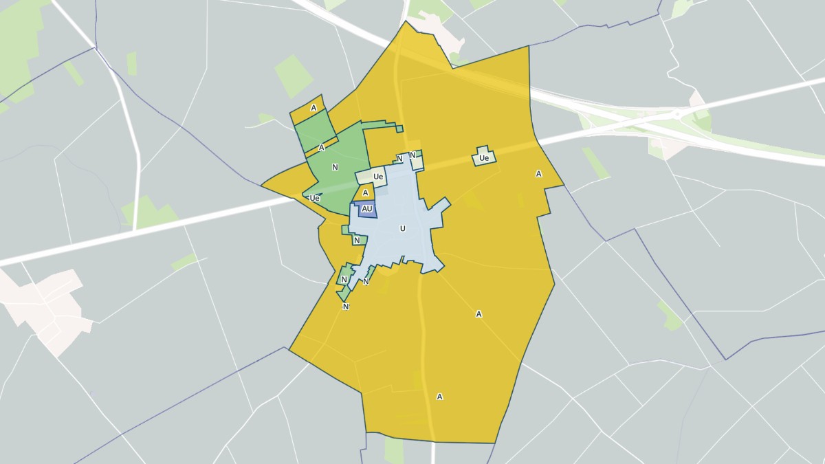 Aperçu cartographique de Chaufour-lès-Bonnières, centré sur la commune