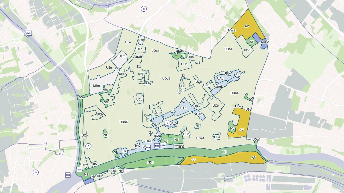 Aperçu cartographique de Conflans-Sainte-Honorine, centré sur la commune