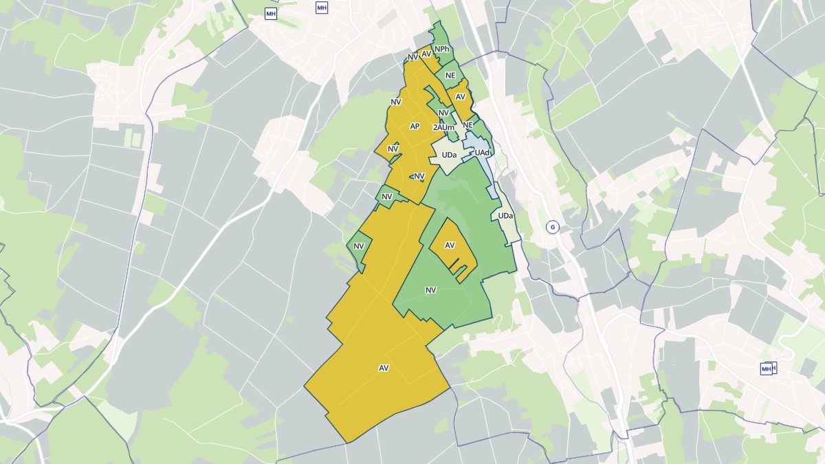 Aperçu cartographique de La Falaise, centré sur la commune