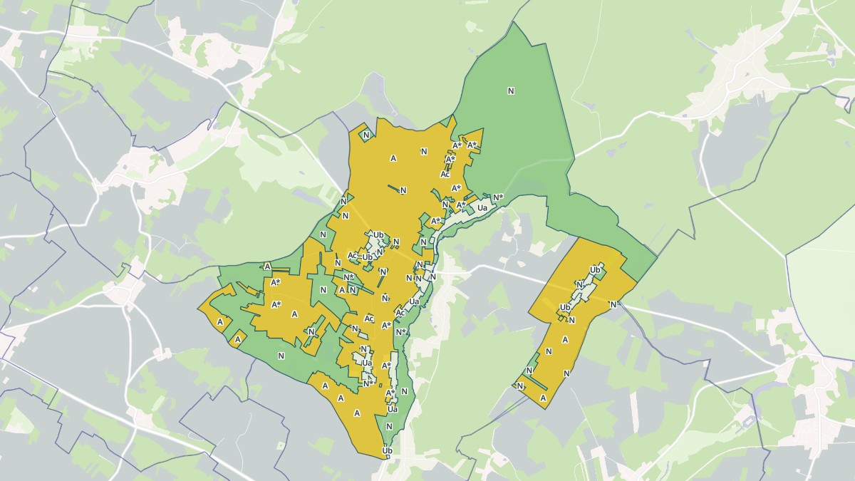 Aperçu cartographique de Hermeray, centré sur la commune