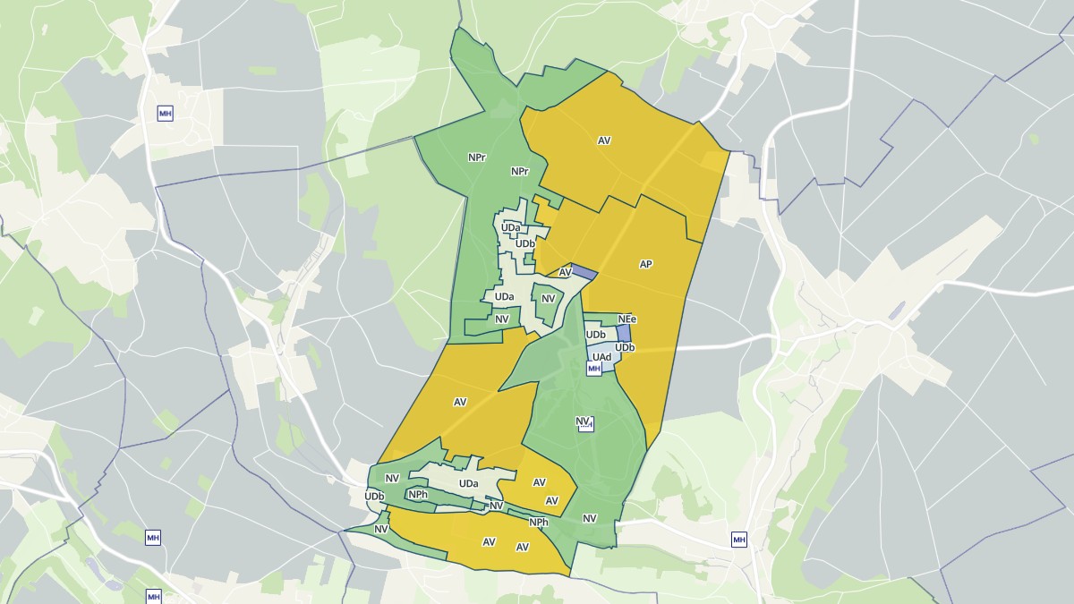 Aperçu cartographique de Jambville, centré sur la commune