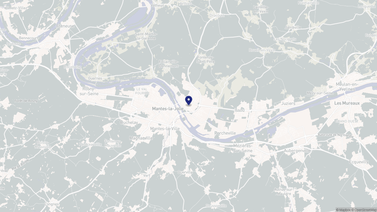 Aperçu cartographique de Limay, centré sur la commune