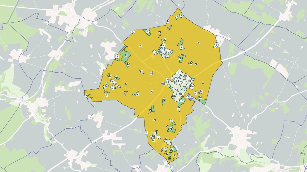 Aperçu cartographique de Longnes, centré sur la commune