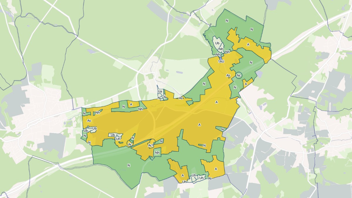 Aperçu cartographique de Longvilliers, centré sur la commune