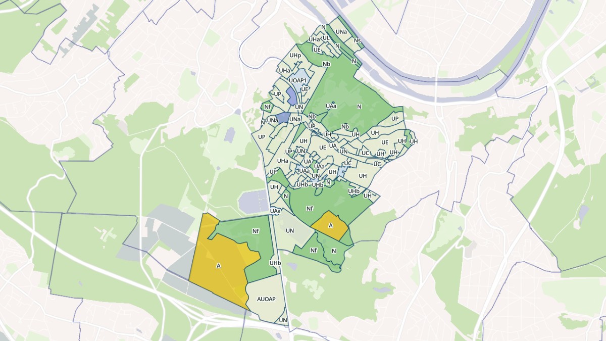 Aperçu cartographique de Louveciennes, centré sur la commune